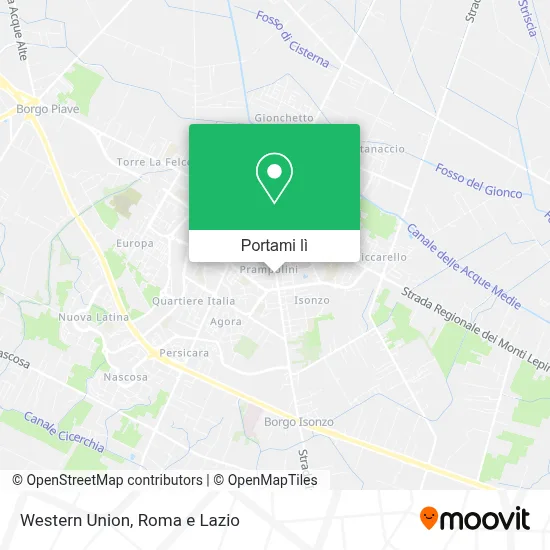 Mappa Western Union