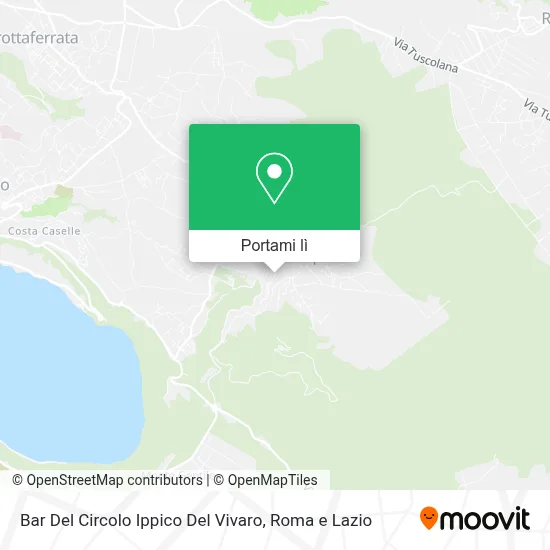 Mappa Bar Del Circolo Ippico Del Vivaro
