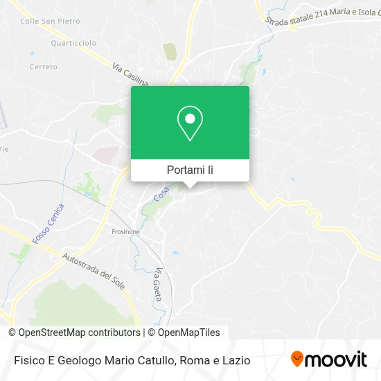 Mappa Fisico E Geologo Mario Catullo