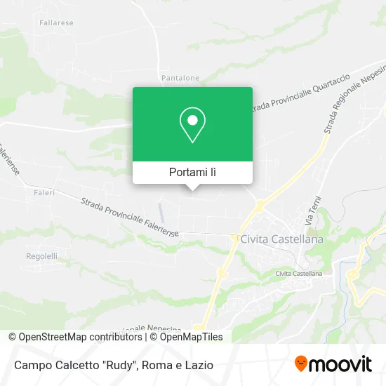 Mappa Campo Calcetto "Rudy"