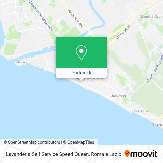 Mappa Lavanderia Self Service Speed Queen