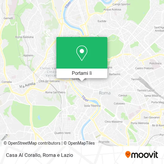 Mappa Casa Al Corallo