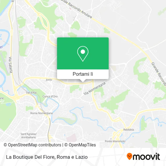 Mappa La Boutique Del Fiore