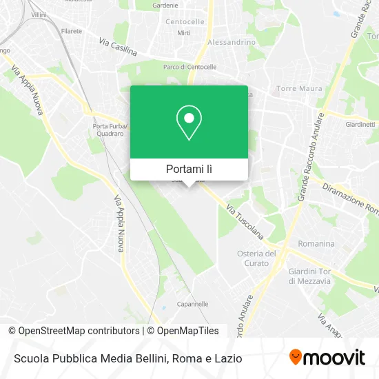 Mappa Scuola Pubblica Media Bellini