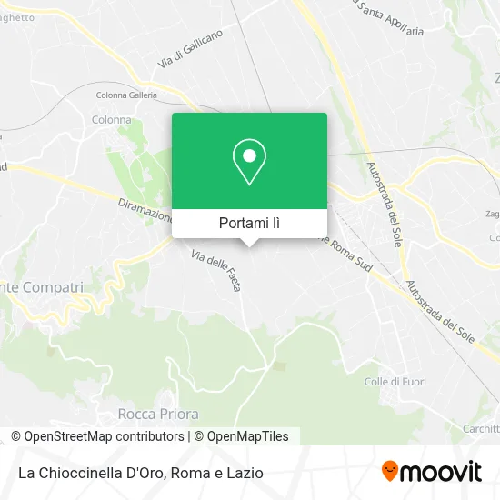 Mappa La Chioccinella D'Oro