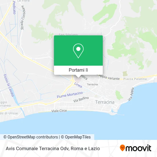 Mappa Avis Comunale Terracina Odv