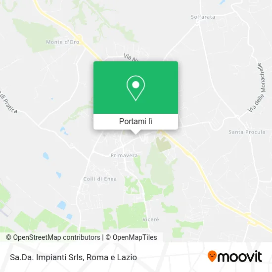 Mappa Sa.Da. Impianti Srls