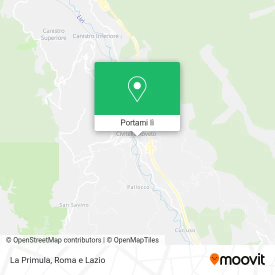 Mappa La Primula