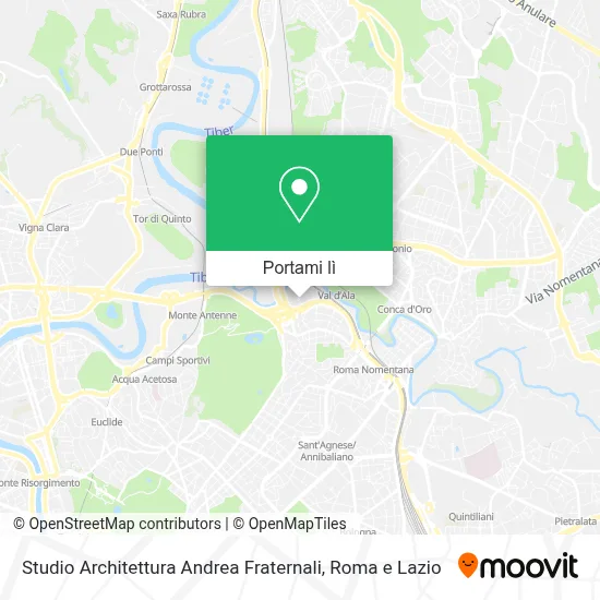 Mappa Studio Architettura Andrea Fraternali