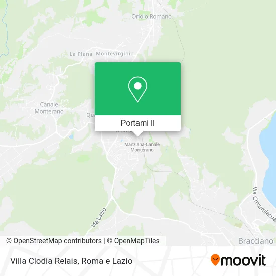 Mappa Villa Clodia Relais