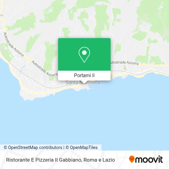 Mappa Ristorante E Pizzeria Il Gabbiano