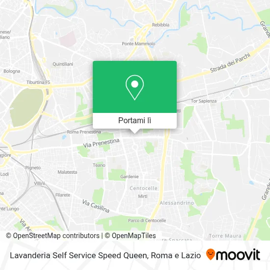 Mappa Lavanderia Self Service Speed Queen