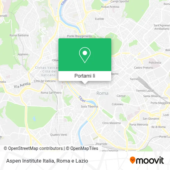 Mappa Aspen Institute Italia