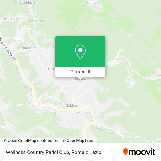 Mappa Wellness Country Padel Club