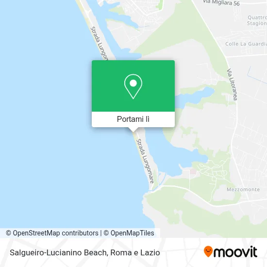 Mappa Salgueiro-Lucianino Beach
