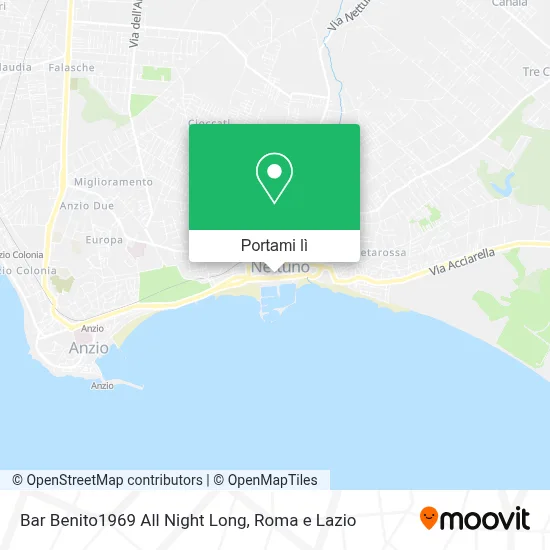 Mappa Bar Benito1969 All Night Long