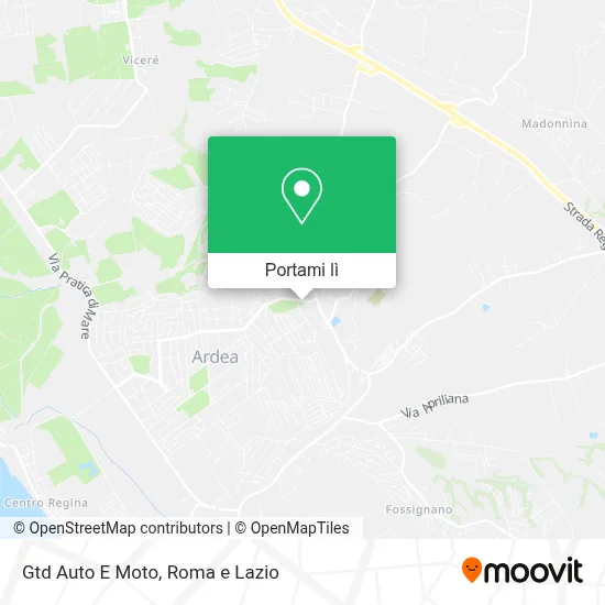 Mappa Gtd Auto E Moto