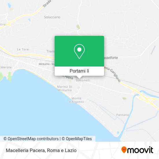 Mappa Macelleria Pacera