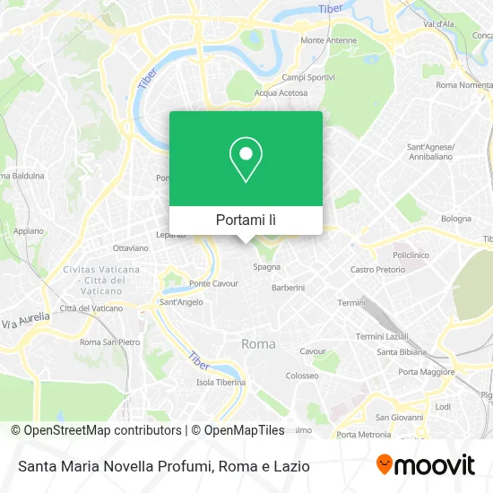 Mappa Santa Maria Novella Profumi