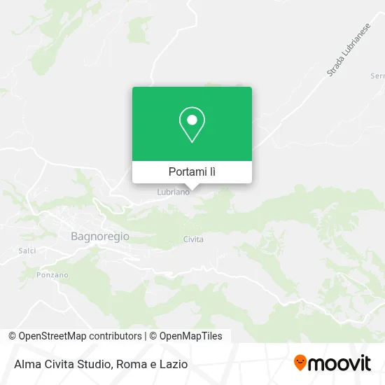 Mappa Alma Civita Studio
