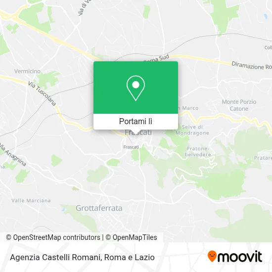 Mappa Agenzia Castelli Romani