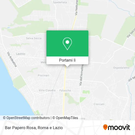 Mappa Bar Papero Rosa