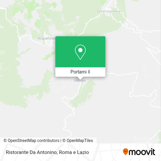 Mappa Ristorante Da Antonino