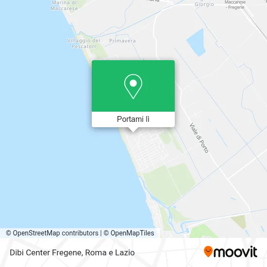 Mappa Dibi Center Fregene