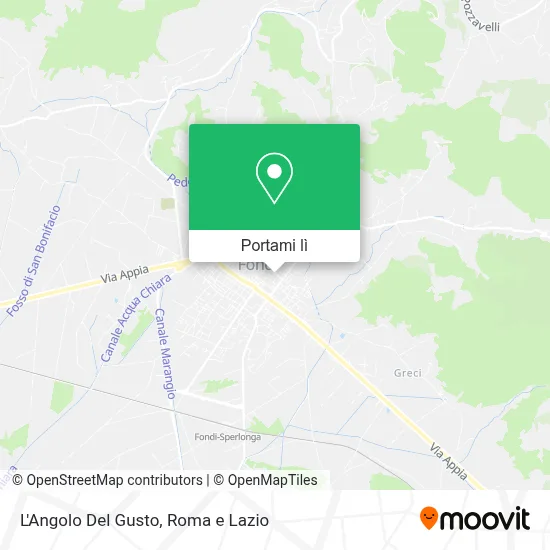 Mappa L'Angolo Del Gusto