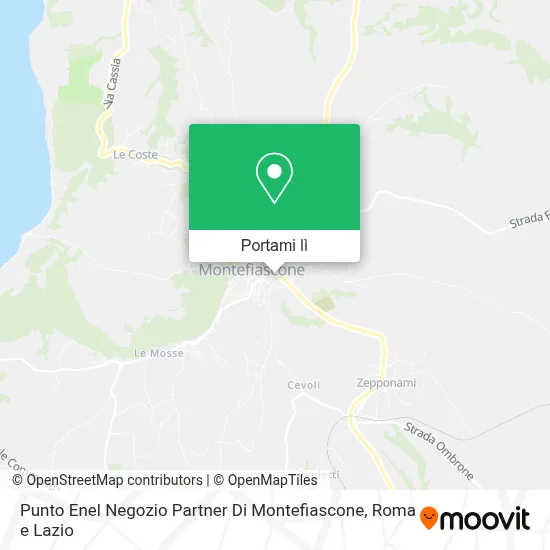 Mappa Punto Enel Negozio Partner Di Montefiascone