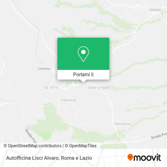 Mappa Autofficina Lisci Alvaro