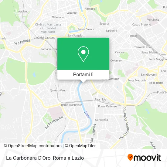Mappa La Carbonara D'Oro