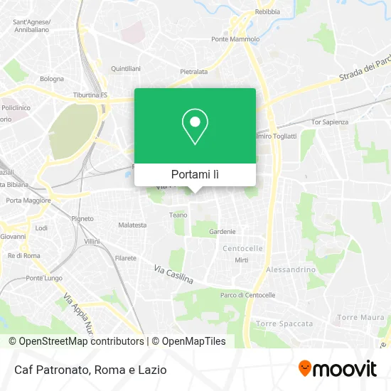 Mappa Caf Patronato