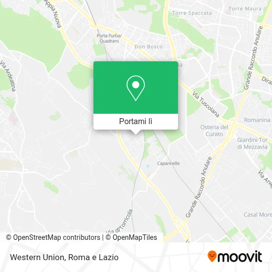 Mappa Western Union