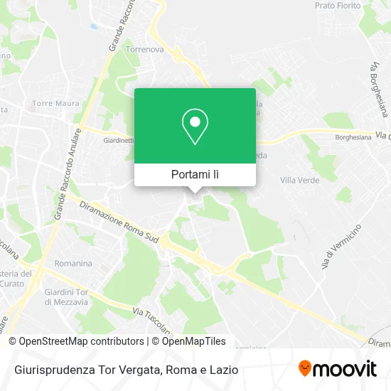 Mappa Giurisprudenza Tor Vergata