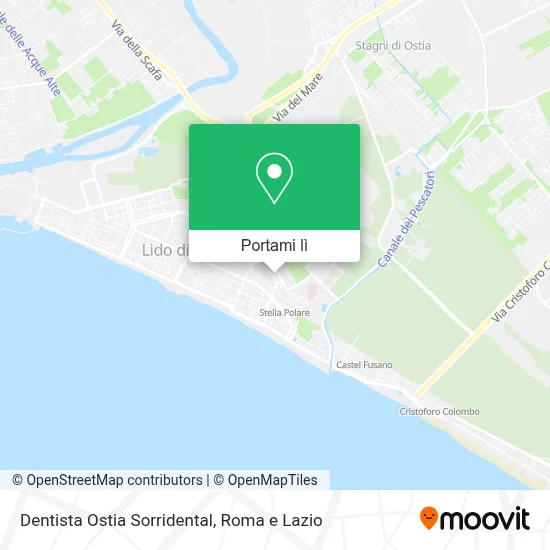 Mappa Dentista Ostia Sorridental