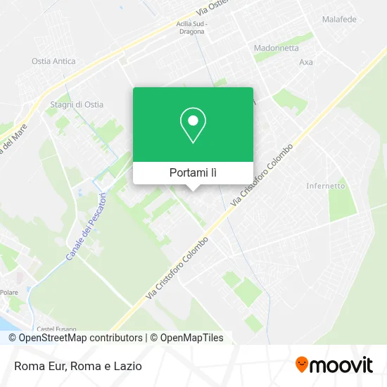 Mappa Roma Eur