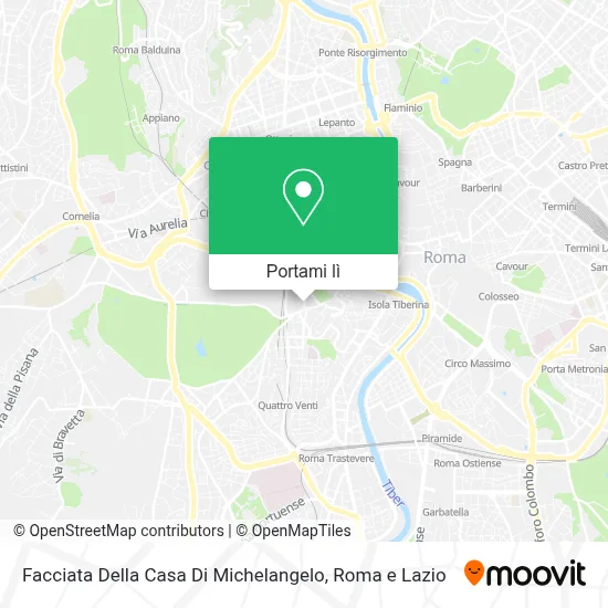 Mappa Facciata Della Casa Di Michelangelo
