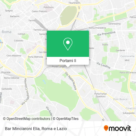 Mappa Bar Minciaroni Elia