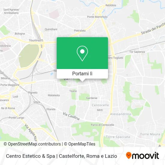 Mappa Centro Estetico & Spa | Castelforte