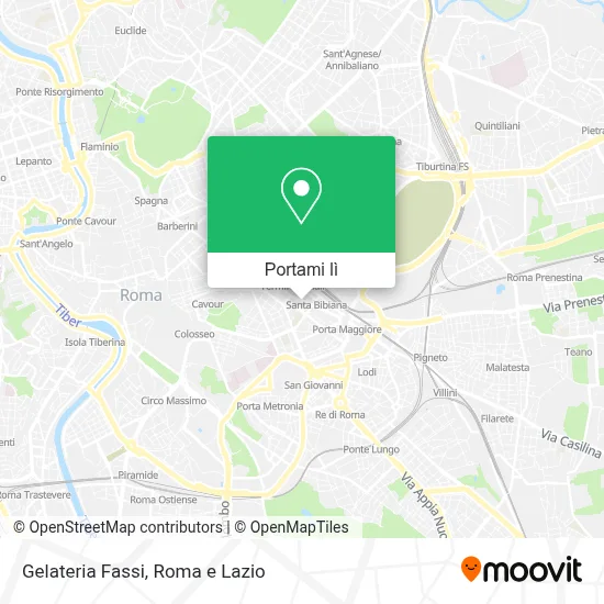 Mappa Gelateria Fassi