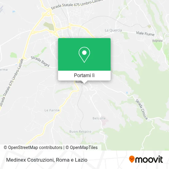 Mappa Medinex Costruzioni