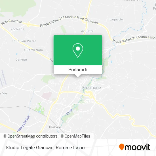 Mappa Studio Legale Giaccari