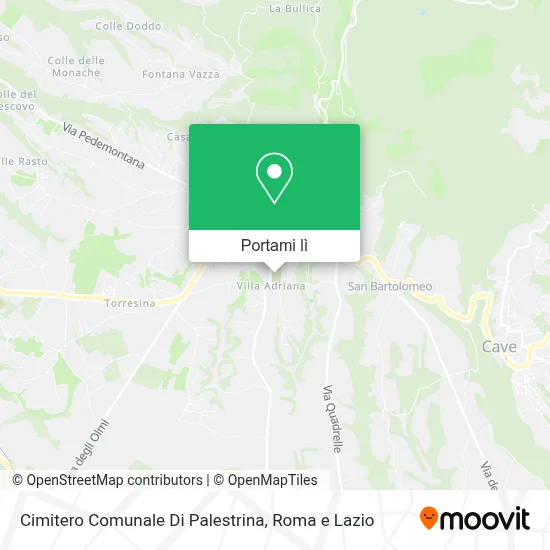 Mappa Cimitero Comunale Di Palestrina