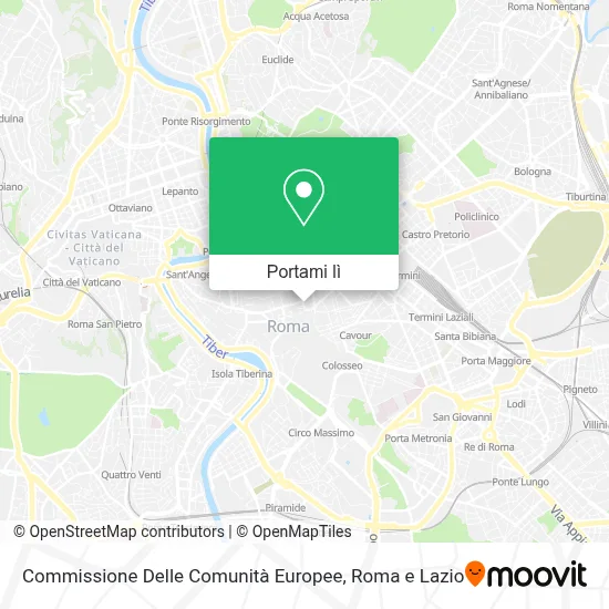 Mappa Commissione Delle Comunità Europee
