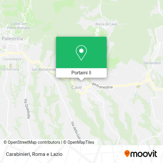 Mappa Carabinieri