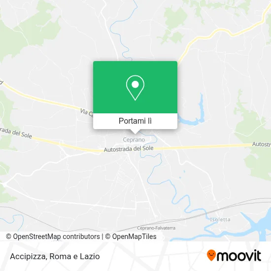 Mappa Accipizza