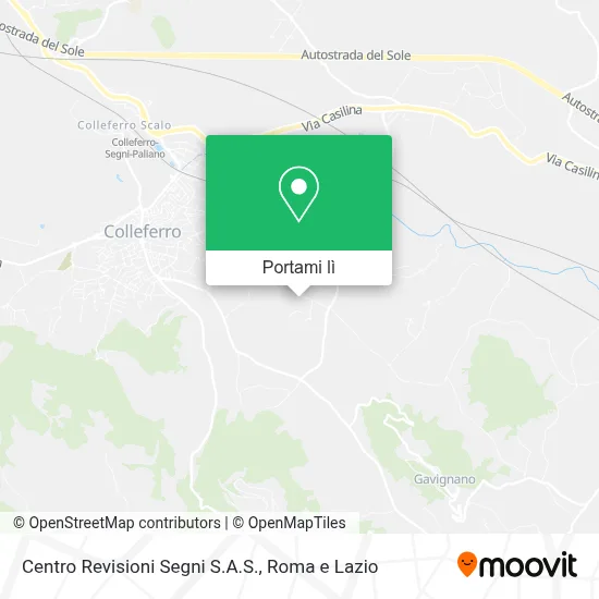 Mappa Centro Revisioni Segni S.A.S.