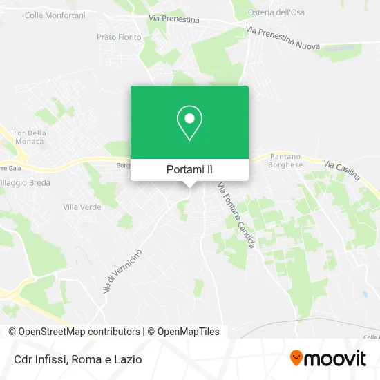 Mappa Cdr Infissi