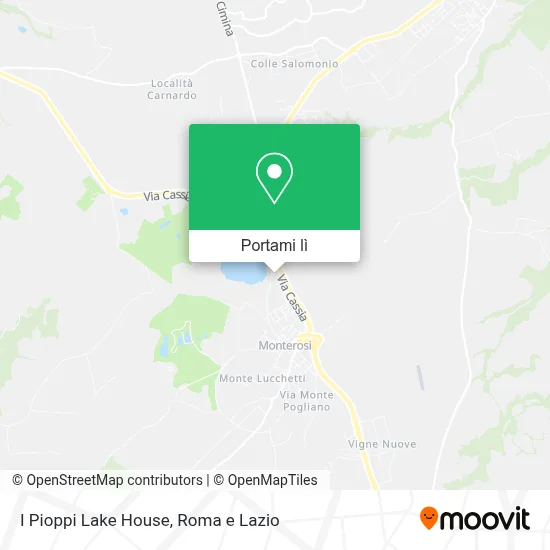 Mappa I Pioppi Lake House